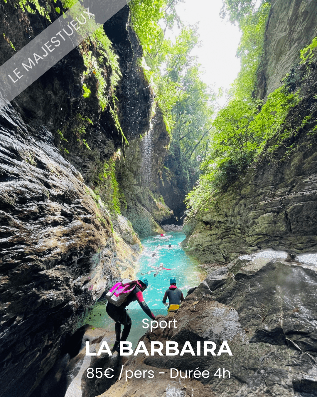 Le Rio Barbaira : Le canyoning « Dolce Vita » près de Nice
